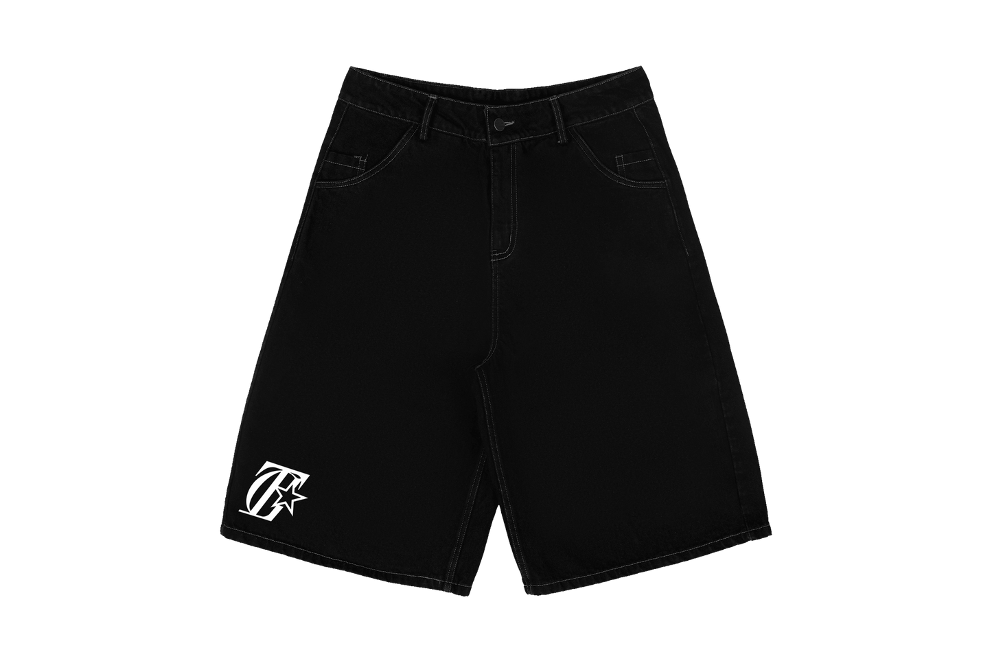 JORT BLACK DENIM