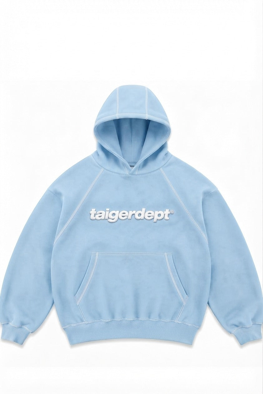 Light Blue Hoodie TAIGERDEPT