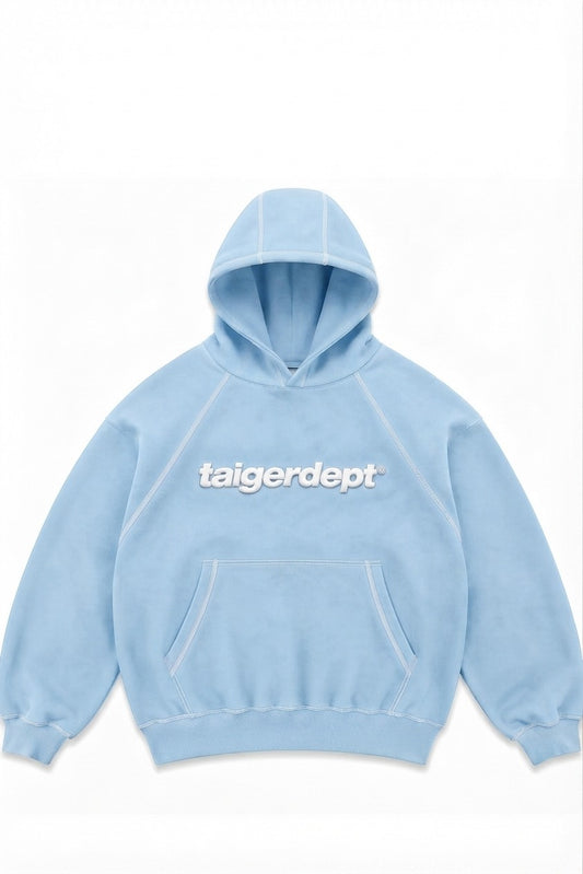 Light Blue Hoodie TAIGERDEPT